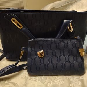 Brand new pocket book with small handbag